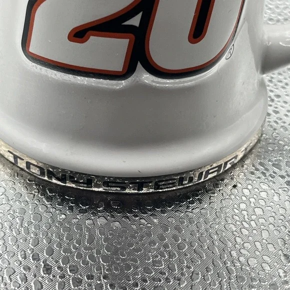 NASCAR Tony Stewart #20 Home Depot Embossed Gilded Coffee Mug - Picture 3 of 14